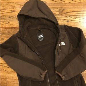 Chocolate Brown North Face Fleece